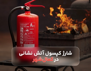 شارژ کپسول آتش نشانی پودر و گاز البرز