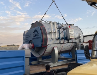 دیگ بخار 3 تن با پلاک استاندارد 