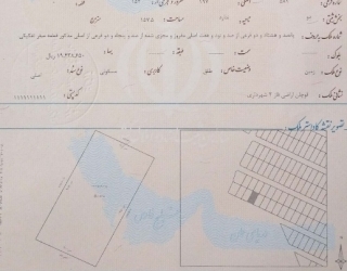 زمین مسکونی واقع در خیابان تلاشگران موقعیت عالی و رو به رشد بدون هزینه اضافه و آماده انتقال سند بنام