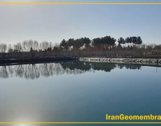 نصب استخرهای پلیمری ذخیره آب و پرورش ماهی با ورق ژئوممبران