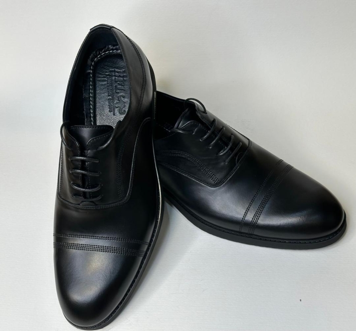 کفش رسمی مردانه بند دار چرم طبیعی مدل 1126