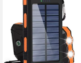 پاور بانک خورشیدی 20000 میلی امپر چند کاره