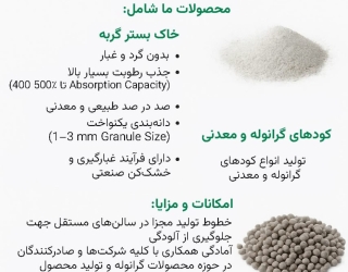 تولید گرانول بنتونیت و کودهای گرانوله باخطوط مجزا