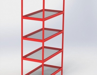 ویترین ایستاده شیشه ای