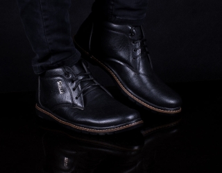 نیم بوت مردانه مشکی