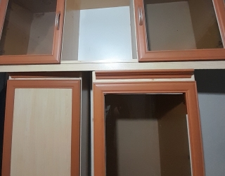 میز کامپیوتر _کمد دو عدد ایستاد دو کشو پایین