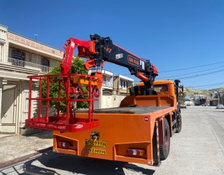 ساخت سبد بالابر ساده ، گردان و فایبر مخصوص جرثقیل