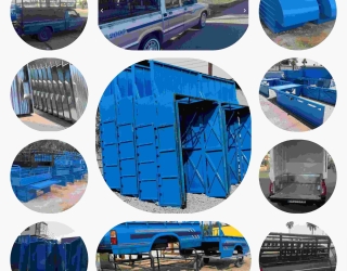 ساخت اتاق و کفی پراید آریسان وغیره ساخت جک کمپرسی نیسان