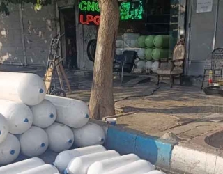 کپسول معاینه فنی مخزن گاز سوز خودرو CNG دوگانه سوز