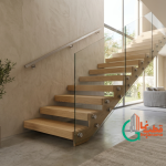 هندریل شیشه ای فیکس پوینت زیبا و مینیمال
