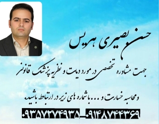 مشاوره حقوقی و مشاوره تخصصی دیه