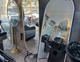 آینه ایستاده فلزی نئون دار