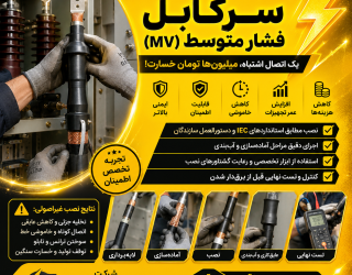 نصب تخصصی انواع سرکابل فشار متوسط (MV) برق