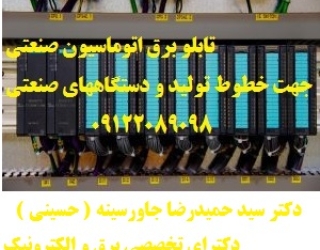 تابلو برق اتوماسیون صنعتی جهت خطوط تولید و دستگاههای صنعتی