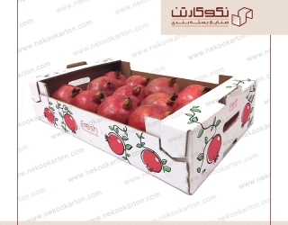 N1 (2) کارتن انار صادراتی لیبل انار