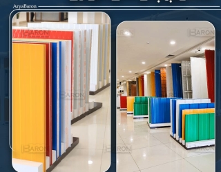 فروش ساندویچ پانل دیواری یک‌رو ورق آریا بارون