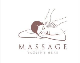 body-massage-logo-illustration-vector آموزش و خدمات ماساژ