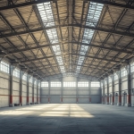 _Industrial warehouse with a sloped roof, sunny daylight, realistic archite_20250827_021743_۰۰۰۰
