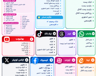 افزایش فالوور، لایک، ویو و ممبر شبکه‌های اجتماعی