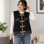 Womens-Black-COMBO-Vest
