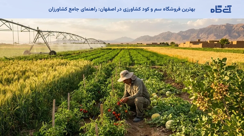 بهترین فروشگاه سم و کود کشاورزی در اصفهان: راهنمای جامع کشاورزان