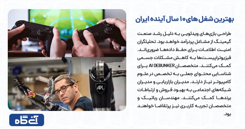 بهترین شغل‌ های 10 سال آینده ایران