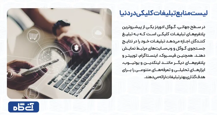 لیست منابع تبلیغات کلیکی در دنیا