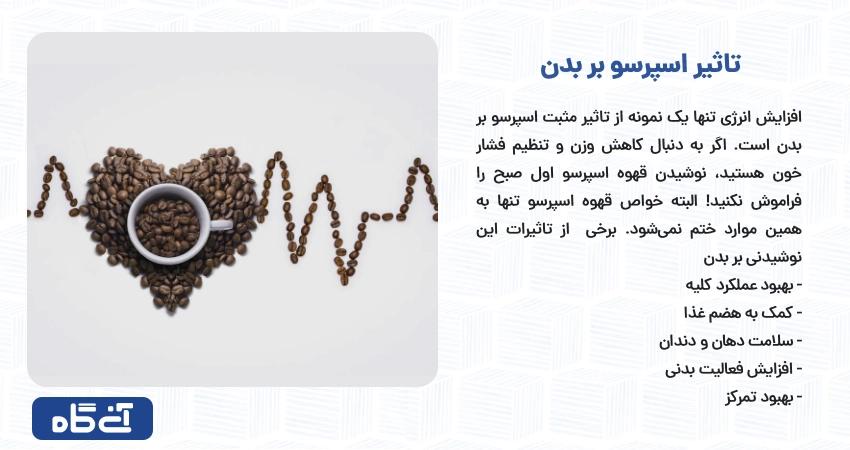 تاثیر اسپرسو بر بدن
