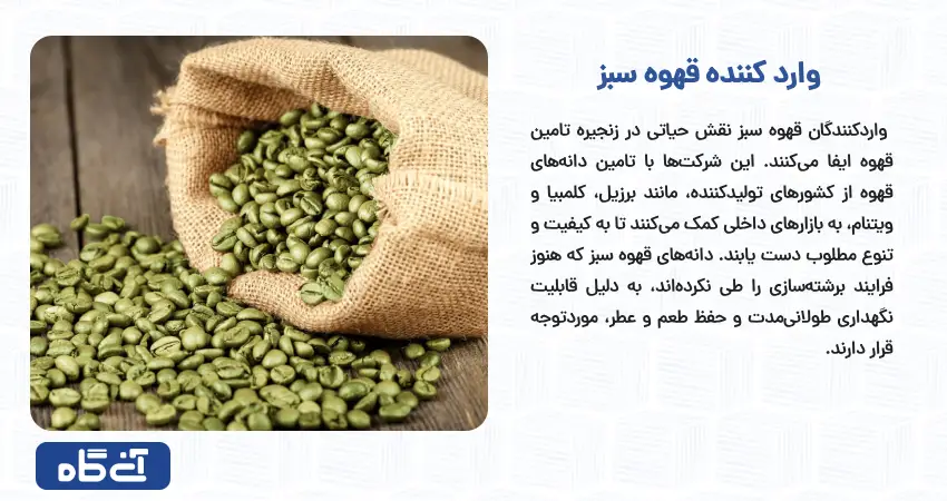 واردکننده قهوه سبز