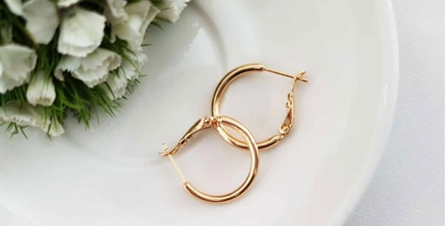 گوشواره حلقه ای زنانه ژوپینگ کد S1AAC-1-1