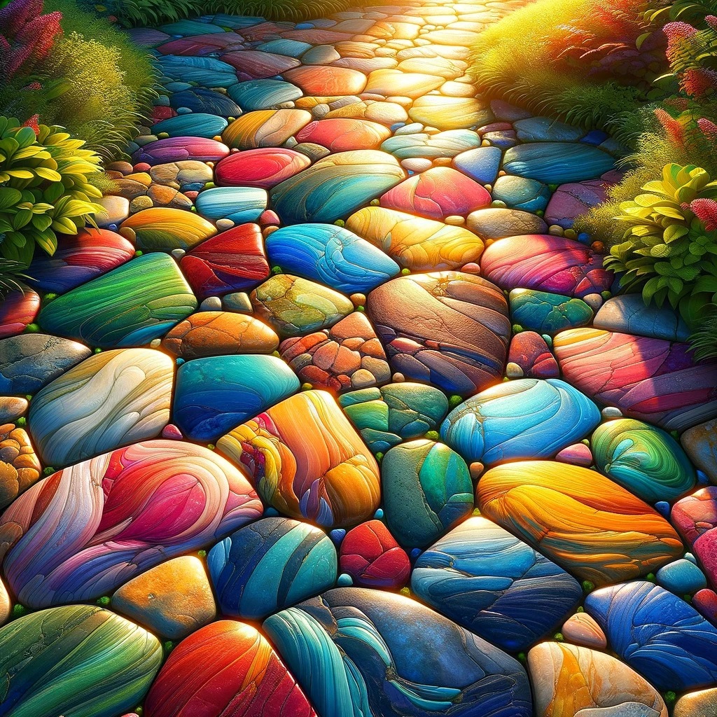 سنگ لاشه رنگی