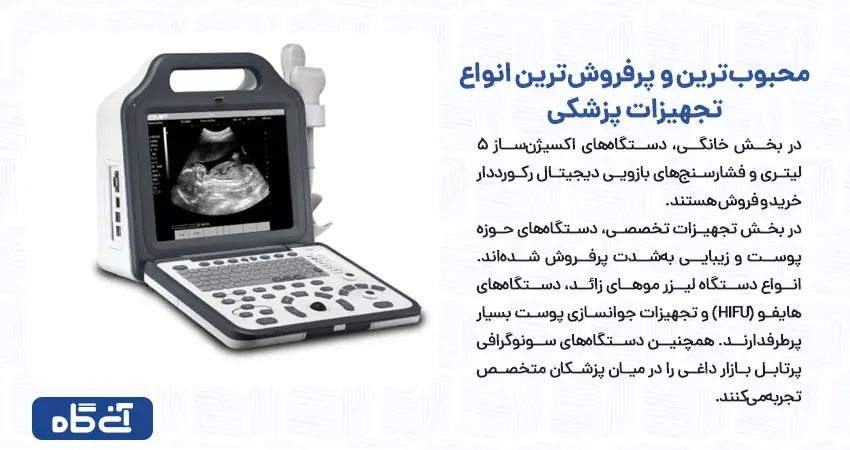 محبوب‌ترین و پرفروش‌ترین انواع تجهیزات پزشکی